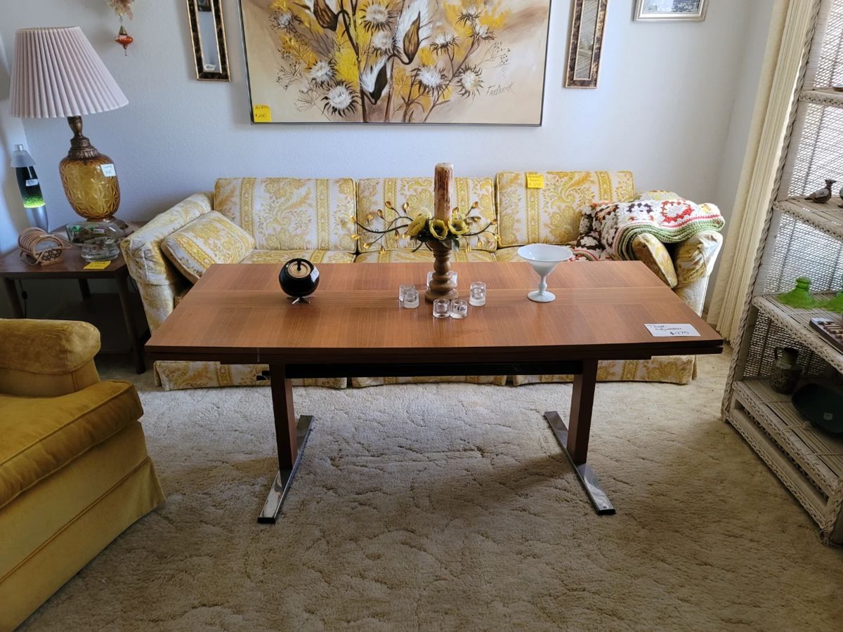 MCM Teakwood Extendable Coffee Table