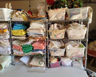 Vintage Linens & Dollies