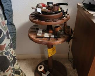 Vintage Pipe Stand, Vintage Pipes