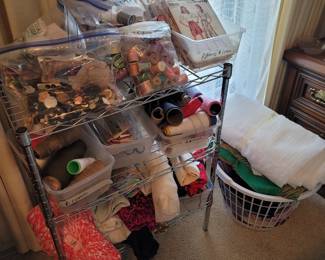 Sewing Notions & Vintage Fabric