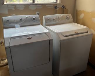 Washer and Dryer 
