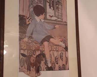 Another picture above the king sized bed in the middle bedroom.