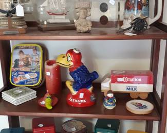 This stuff is in the upstairs office, first door on the right