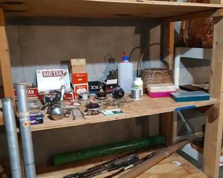 Fishing equipment, basement. 