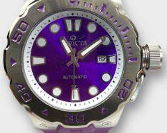 Invicta Pro Diver Exclusive Purple Sunburst Automatic Divers Watch Model No. 23504
