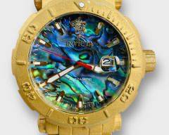Invicta Sea Base Abalone & Gold Automatic Divers Watch Limited Edition 20/1000 Model No. 26625
