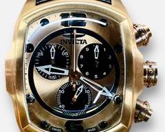Invicta Lupah Rose Gold Quartz Chronograph Wristwatch Model No. 6735
