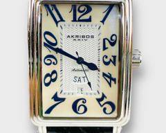 Akribos XXIV Automatic Rectangular Dress Watch

