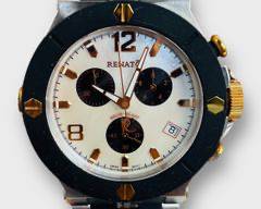 Renato Wilde-Beast Brown Carbon Fiber Quartz Chronograph Sports Watch Ref. R4382
