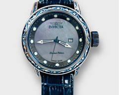 Invicta Vintage Mother of Pearl Wristwatch Limited Edition 260/1300 Model No. 18722
