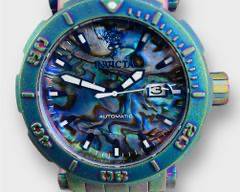 Invicta Sea Base Iridescent Abalone Automatic Divers Watch Limited Edition 338/1000 Model No. 26630
