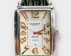 Akribos XXIV Automatic Rectangular Dress Watch
