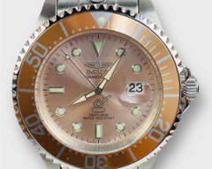 Invicta Pro Grand Diver Salmon Sunburst Automatic Divers Watch Model No. 13858
