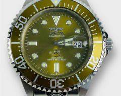 Invicta Pro Grand Diver Olive Sunburst Automatic Divers Watch Model No. 13860
