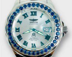 Invicta Pro Diver Neon Apatite White Sunburst Automatic Divers Watch Model No. 23540

