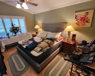 king size bed and Beauty Rest mattress