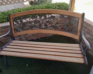 Garden wooden bench-50x34