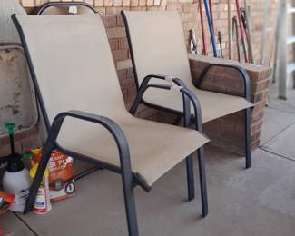 Patio chairs