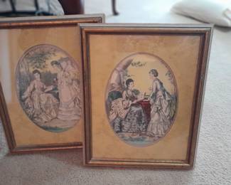 Pair of Victorian pictures-14x17