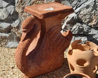 Terracotta swan