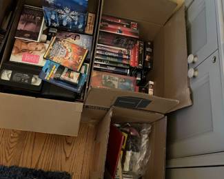 Incredible Amount of Games, Cd's, VCR 