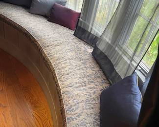 Cushion Upholstered in Fortuny 