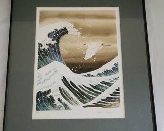 Tribute to Hokusai by Don Heggen print