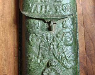 Cast iron mailbox