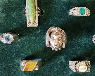 Sterling silver rings