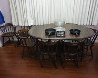 table and chairs