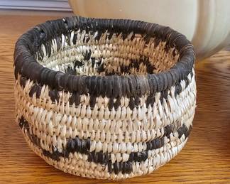Hava Supai Native American  Grand Canyon Az. This little basket was made personally for our client when he worked in the Grand Canyon in 2000. with the Hava Supai