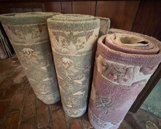 Lots of rugs. These are runners. See other pics for full rug pics