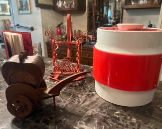 Lots of barware and bar glasses.