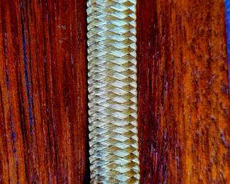 14kt gold woven bracelet
