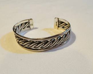 Sterling cuff bracelet
