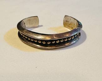 Sterling cuff bracelet