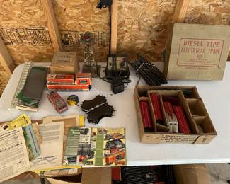 Antique Lionel train set