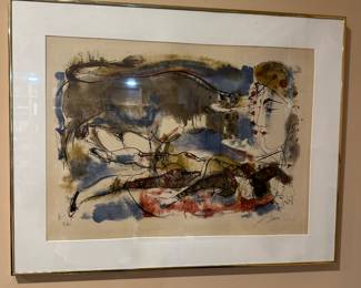 Hans Erni Lithograph