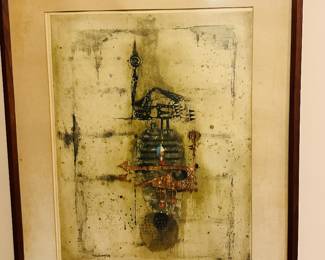 Johnny Friedlaender signed lithographs and artist proof-set of 4