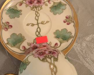 RARE Artist signed Art Nouveau Teacup ~~~ Beautiful 