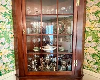 
Corner China cabinet