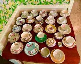 Antique tea cups