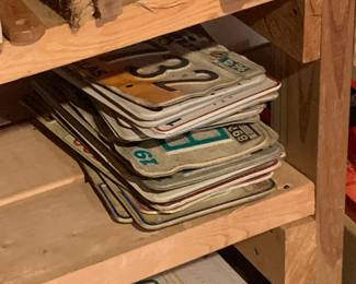 Georgia license plate collection