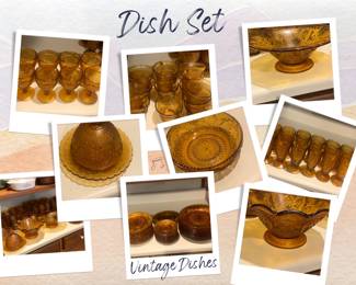 Vintage Kitchen Dish Set