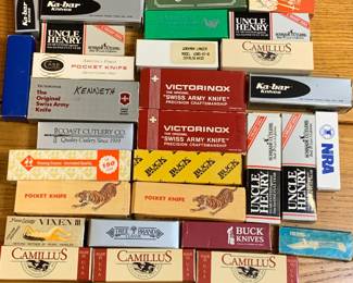 Hundreds of Vintage Pocket Knives in a massive pocket knife collection