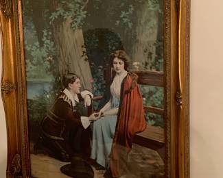 Great selection of framed artwork and decor throughout the house