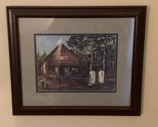 Great selection of framed artwork and indoor decor