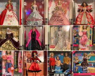 Hundreds of collectible dolls including Barbie, Madame Alexander, Cabbage Patch, Marie Osmond and more! All in pristine condition. 