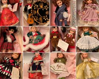 Hundreds of collectible dolls including Barbie, Madame Alexander, Cabbage Patch, Marie Osmond and more! All in pristine condition. 