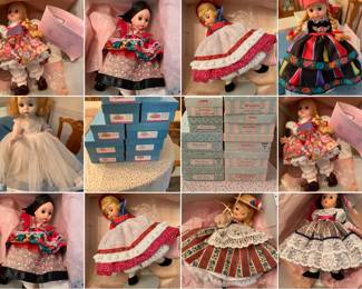 Hundreds of collectible dolls including Barbie, Madame Alexander, Cabbage Patch, Marie Osmond and more! All in pristine condition. 